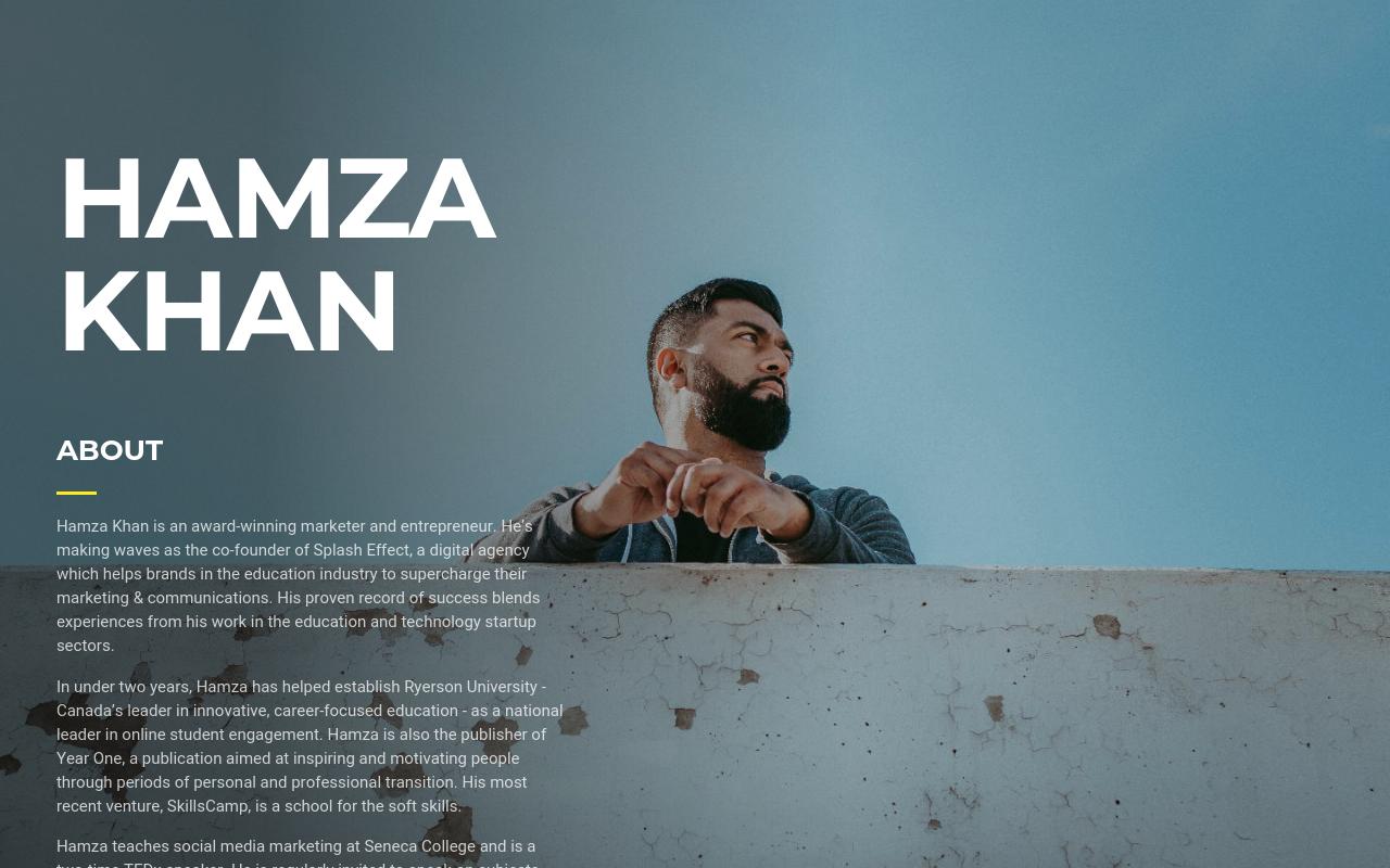 Carrd profile picture for @hamzakhan